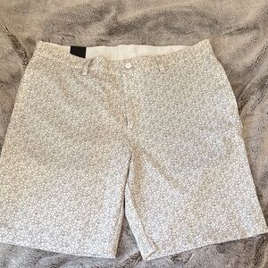 adidas Men's Gray Patterned Shorts
